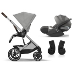 Cybex 2in1 Balios S Lux SLV Stone Grey e Cloud T I-Size