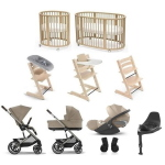 Mega Kit Nascita neonato Balios 4in1 con Sleepi V3 e Tripp Trapp 4 in 1
