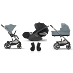 Cybex Trio Balios S Lux TPE Stormy Blue con Cloud T Plus I-Size