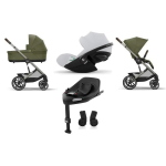Cybex Balios 4 in 1 Moss Green con Cloud G i-Size Fog Grey