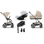 Cybex Balios S 4 in 1 Almond Beige con Cloud G I-Size Fog Grey