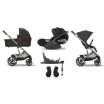 Cybex 4 in 1 Balios Chocolate Brown con Cloud T i-Size e Isofix
