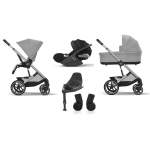 Cybex 4 in 1 Balios Stone Grey con Cloud T I-Size e Isofix