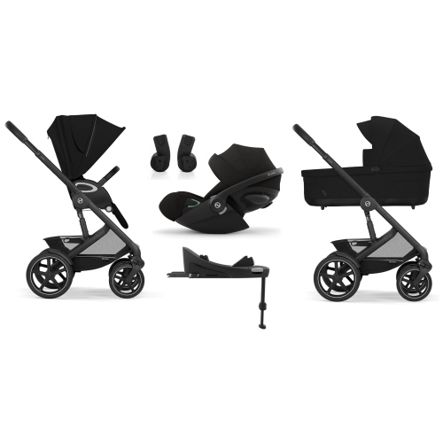 Cybex 4 in 1 Talos S Lux Moon Black con Base isofix