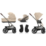 Cybex Trio Talos S Lux Tpe Almond Beige con Cloud T I-Size Plus