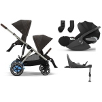 Cybex Fratellare e-Gazelle S Chocolate Brown con Cloud T e Isofix