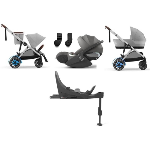 Cybex e-Gazelle S 4 in 1 Stone Grey con Isofix