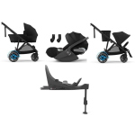 Cybex e-Gazelle 4 in 1 Moon Black con Isofix