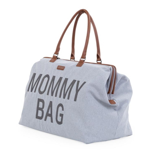 Childhome Borsa Mommy Bag Tela Grigio