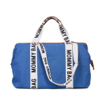 Childhome Borsa Mommy Bag Signature Tela Indaco