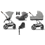Cybex 4 in 1 Balios Stone Grey con Cloud T i-Size e Isofix