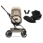 Cybex EEZY S TWIST+2 TPE Almond Beige con Cloud G I-Size 