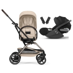 Cybex EEZY S TWIST+2 TPE Almond Beige con Cloud T I-Size 