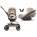 Cybex EEZY S TWIST+2 Almond Beige con Cloud T I-Size Plus