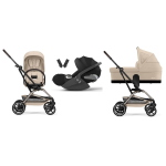 Cybex Trio Eezy S Twist+2 Almond Beige con Cloud T I-Size