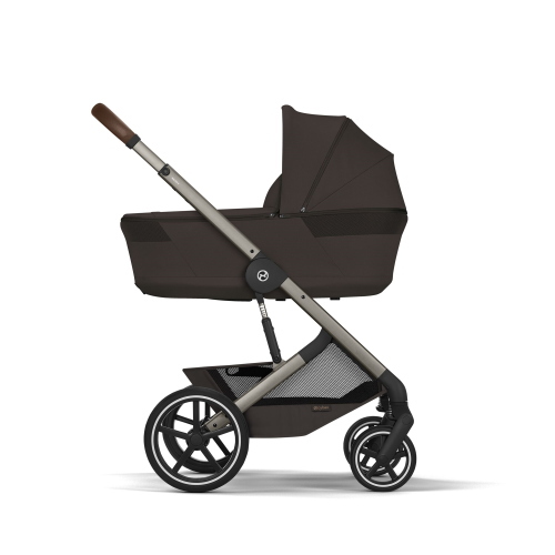 Cybex Trio Balios S Lux con Navicella Richiudibile Chocolate Brown e Cloud G3 I-Size 