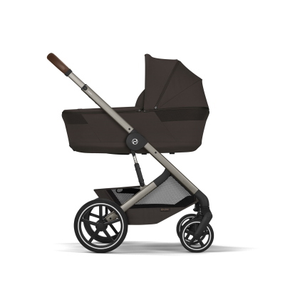 Cybex Trio Balios S Lux con Navicella Richiudibile Chocolate Brown e Cloud G3 I-Size 