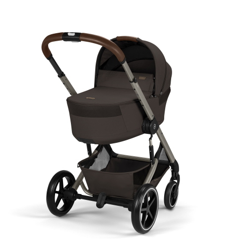 Cybex Trio Balios S Lux con Navicella Richiudibile Chocolate Brown e Cloud G3 I-Size 