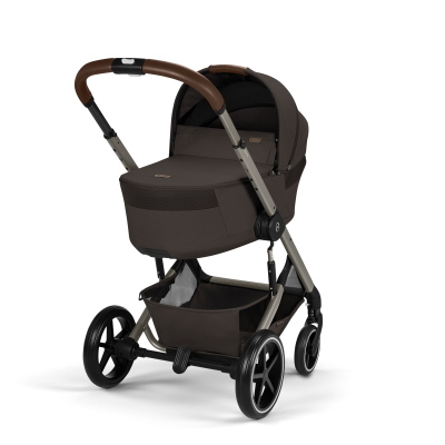 Cybex Trio Balios S Lux con Navicella Richiudibile Chocolate Brown e Cloud G3 I-Size 