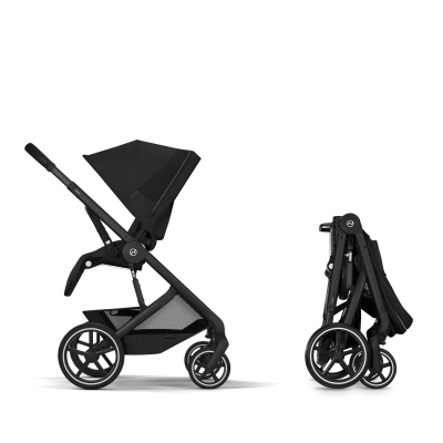 Cybex Trio Balios S Lux con Navicella Fold Moon Black e Cloud T I-Size Sepia Black