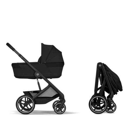 Cybex Trio Balios S Lux con Navicella Fold Moon Black e Cloud T I-Size Sepia Black