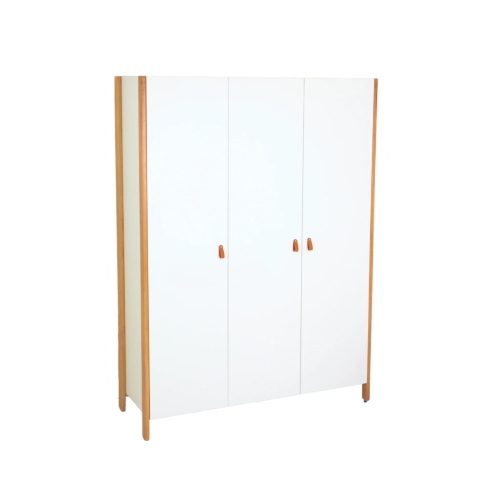 Ingvart Armadio a 3 ante Scandi Bianco Naturale