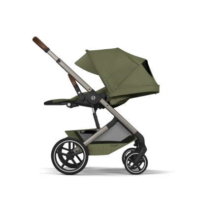 Cybex Trio Balios S Lux Mos Green con Navicella Richiudibile e Cloud T Plus I-Size