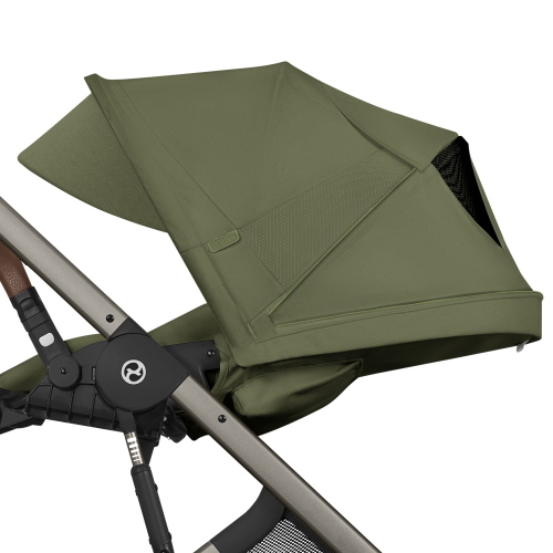 Cybex Trio Balios S Lux Mos Green con Navicella Richiudibile e Cloud T Plus I-Size