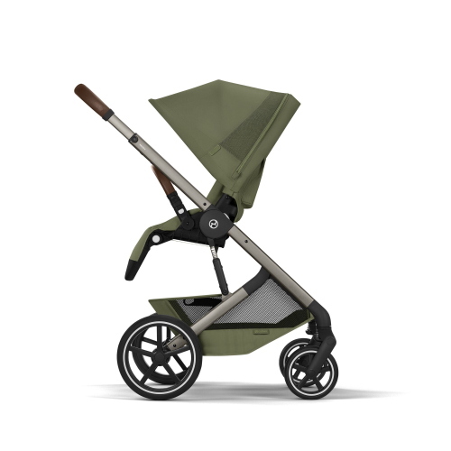 Cybex Trio Balios S Lux Mos Green con Navicella Richiudibile e Cloud T Plus I-Size