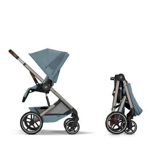 Cybex Duo Balios S Lux con Navicella Richiudibile Stormy Blue