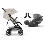 Cybex Travel System Beezy Dune Grey e Cloud T i-Size