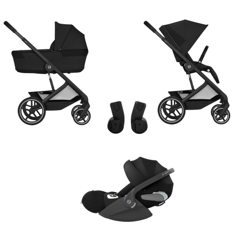 Cybex Trio Balios S Lux con Navicella Fold Moon Black e Cloud T I-Size Sepia Black