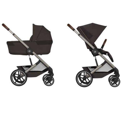 Cybex Duo Balios S Lux con Navicella Richiudibile Chocolate Brown