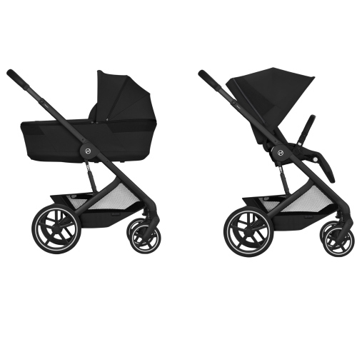 Cybex Duo Balios S Lux con Navicella Richiudibile Moon Black