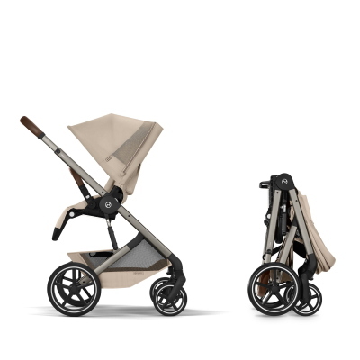 Cybex Duo Balios S Lux con Navicella Richiudibile Almond Beige