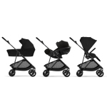 Cybex Trio Melio Carbon Magic Black con Cloud G3 I-Size