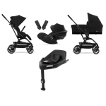 Cybex 4 in 1 EEZY S TWIST+ 2 BLK Magic Black con Cloud G3 e Isofix