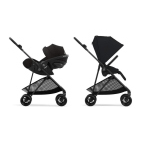 Cybex 2in1 Melio Carbon Magic Black con Cloud G3 I-Size