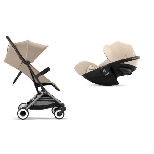 Cybex Travel System Orfeo Tpe Almond Beige e Cloud G3 i-size Plus