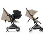 Cybex Travel System Orfeo Tpe Almond Beige e Cloud G3