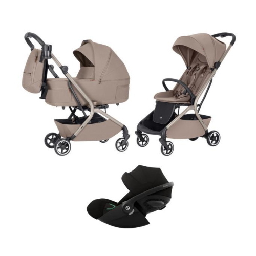 Carrello Baby Trio Magia Spice Beige con Cybex Cloud G3 I-Size 