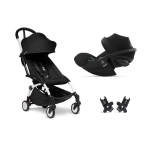 Baby Travel System YoYo 3 White-Black con Cloud G3 I-Size