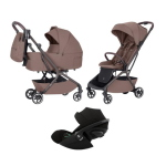 Carrello Baby Trio Magia Glace Pink con Cybex Cloud G3 I-Size