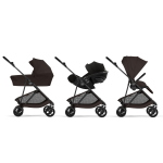 Cybex Trio Melio Carbon Chocolate Brown con Cloud G3 I-Size
