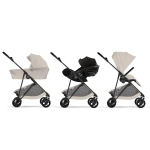 Cybex Trio Melio Dune Grey con Cloud G3 I-Size