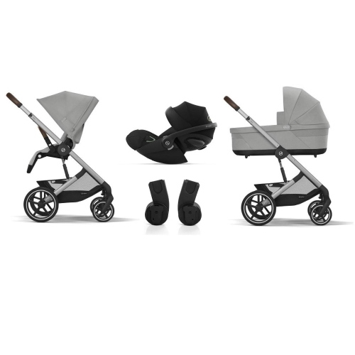 Cybex Trio Balios S Lux SLV Stone Grey con Cloud G3 i-Size