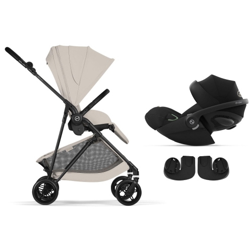 Cybex 2in1 Melio Carbon Dune Grey con Cloud G3 I-Size