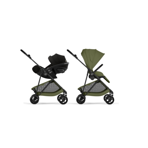Cybex 2in1 Melio Carbon Moss Green con Cloud G3 I-Size