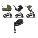 Cybex 4 in 1 Balios S Lux TPE Moss Green con Cloud G3 i-Size e Isofix