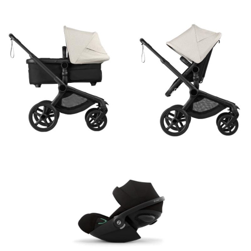 Bugaboo Trio Fox 5 Renew Misty White con Cloud G3 I-Size